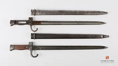 Baïonnette modèle 1892, plaquettes bois,...