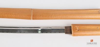 Shirasaya, lame à gorge de 70,5 cm, tsuka...