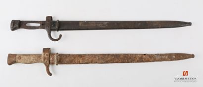 Baïonnette modèle 1892, plaquettes bois,...