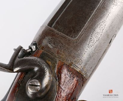 Fusil de chasse mono canon, percussion centrale...