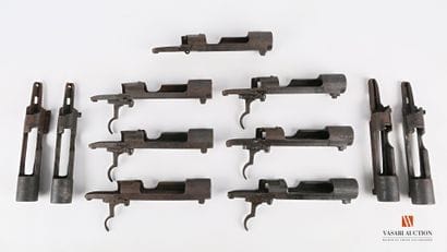 Éléments de fusil MAUSER chinois, boitiers...