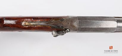 Fusil de chasse mono canon, percussion centrale...
