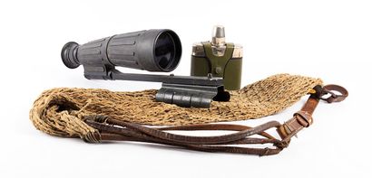 Lot du chasseur : une lunette de chasse au...