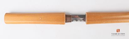 Shirasaya, lame à gorge de 70,5 cm, tsuka...