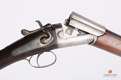 Fusil de chasse mono canon, percussion centrale...