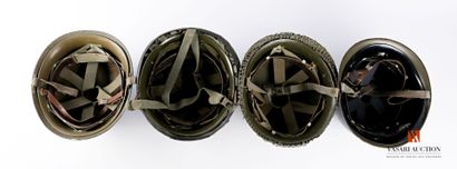 Armée française : casques lourds modèle 51,...