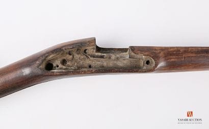 Crosse nue de fusil réglementaire à silex,...