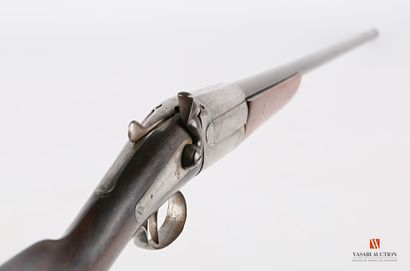 Fusil de chasse mono canon, percussion centrale...