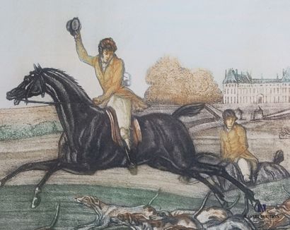 VERNET Carle (1758-1836) dessinateur et LEVACHER...