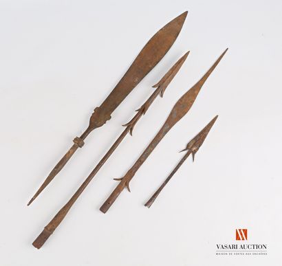 Pointes de lance et harpons, 25 cm, 36 cm,...