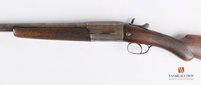 Fusil de chasse mono canon, percussion centrale...