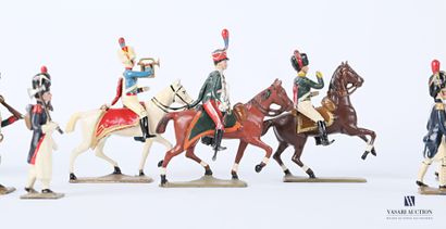 Grande Armée : soldats de plombs polychromes...
