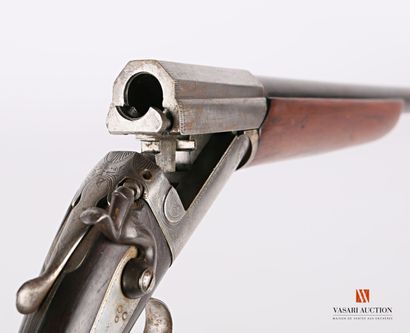 Fusil de chasse mono canon, percussion centrale...