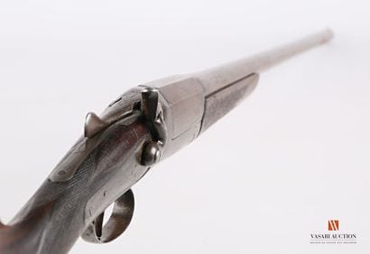 Fusil de chasse mono canon, percussion centrale...