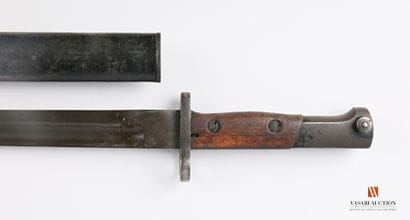 Baïonnette belge modèle 24-30, lame bronzée...