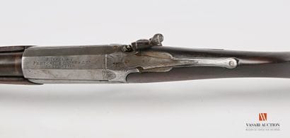 Fusil de chasse mono canon, percussion centrale...