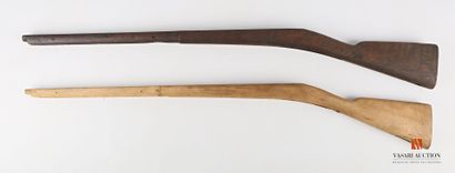 Crosse de fusil gras, état d'usage, usures,...