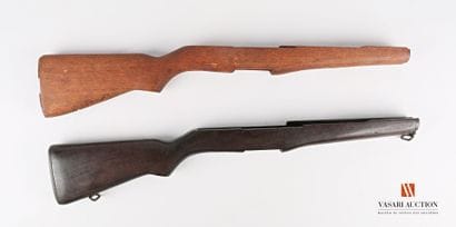 Crosse nue de fusil US GARAND M1, usures,...