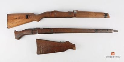 Crosse raccourcie de fusil Mauser, avec garnitures,...