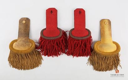 Paire d'épaulettes d'officier du génie, on...