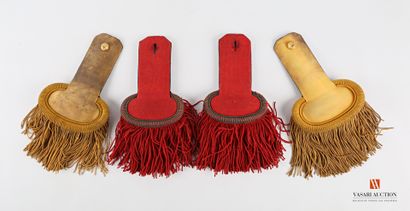 Paire d'épaulettes d'officier du génie, on...