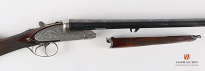Fusil de chasse à contre platines, fabrication...