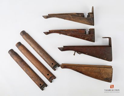 Éléments de crosse de fusil japonais ARIZAKA,...