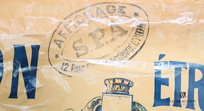 Lot including two posters :

- Grand Bazar...