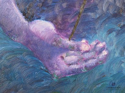 HEITTER (20th century)

Purple hand with...