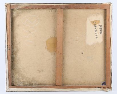 GUERIN (20th century)

Carcass

Oil on canvas

Signed...