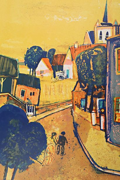 SHART Serge (1927-2011), after

Golden landscape

Lithograph...