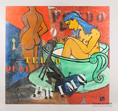 Lot of five paintings

PASSANITI Francesco...