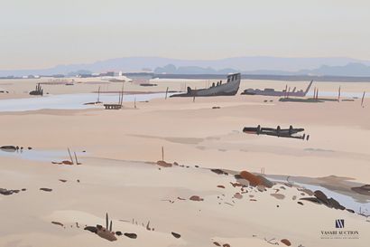 André VERGER (1912-1990)

Low tide

Gouache...