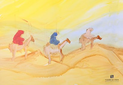 Lot of five paintings

PASSANITI Francesco...