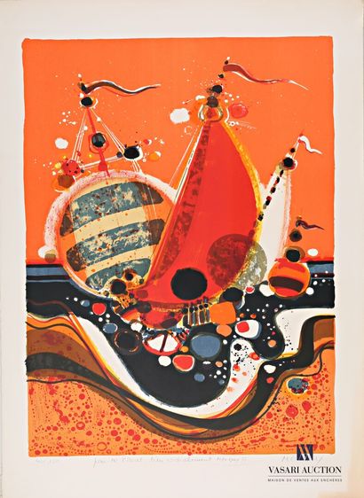 MENGUY Frédéric (1927-2007), after

Sailboats

Lithograph...