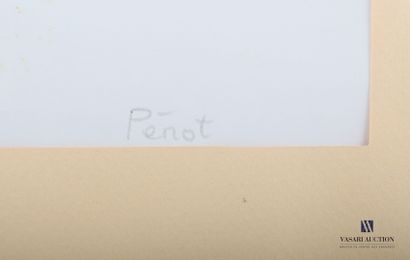 PENOT (20th century)

Embarrassing Gale

Gouache

Signed...