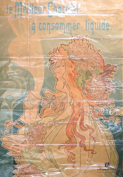 Lot including two posters :

- Grand Bazar...
