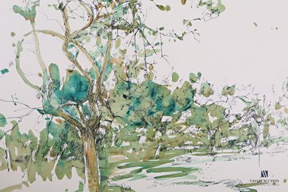 COMMERE Jean (1920-1986), after

Fruit trees

Lithograph...