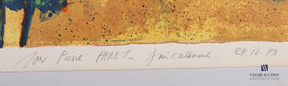 SHART Serge (1927-2011), after

Golden landscape

Lithograph...