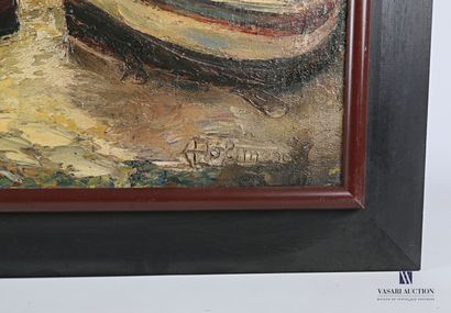 POLIMENO Paolo (1919-2007)

Stranded boats...
