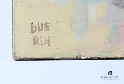 GUERIN (20th century)

Carcass

Oil on canvas

Signed...
