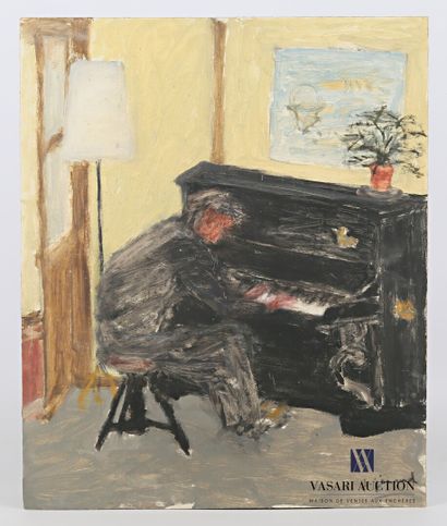 GIRAUD J.

The pianist

Oil on cardboard

Signed...