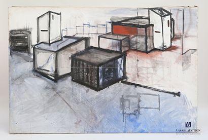 Lot of five paintings

PASSANITI Francesco...