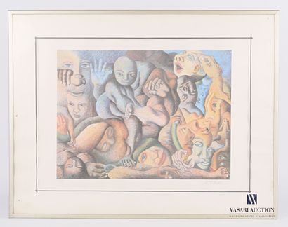 DEDIC Drago (born 1937), after

Faces

Lithograph...