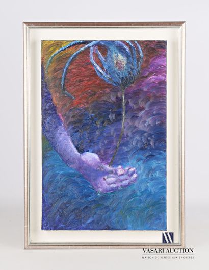 HEITTER (20th century)

Purple hand with...