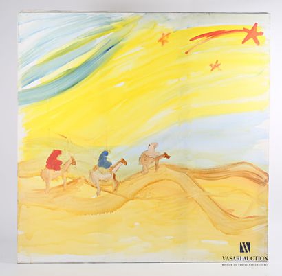 Lot of five paintings

PASSANITI Francesco...