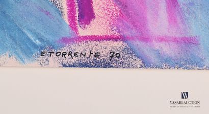 TORRENTE E. (XXth century)

The red trio

Pastel...