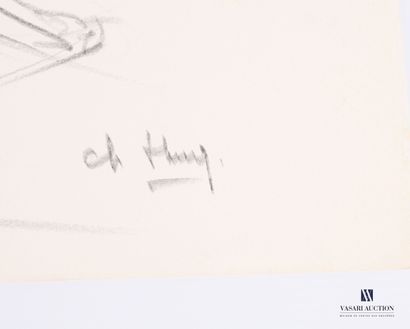 Lot of three pencil drawings :

- CASADO...