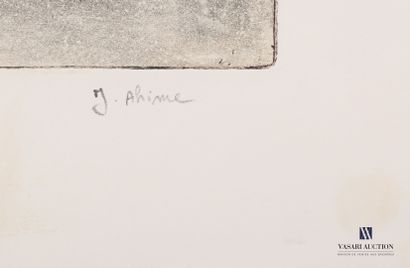 AHIME J. (XXth century)

The moon

Engraving...