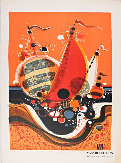 MENGUY Frédéric (1927-2007), after

Sailboats

Lithograph...